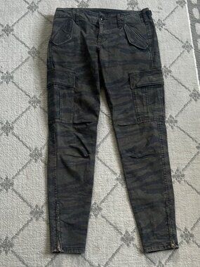 Denim & Supply Ralph Lauren Green Ankle Cropped Pants